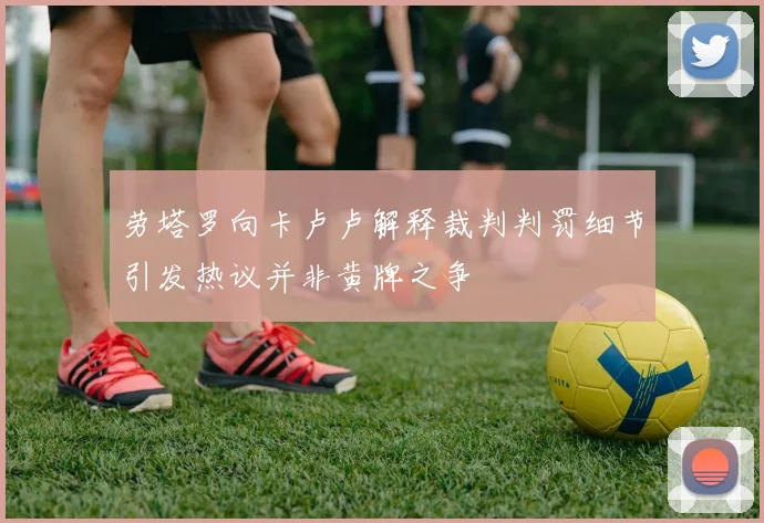 劳塔罗向卡卢卢解释裁判判罚细节引发热议并非黄牌之争